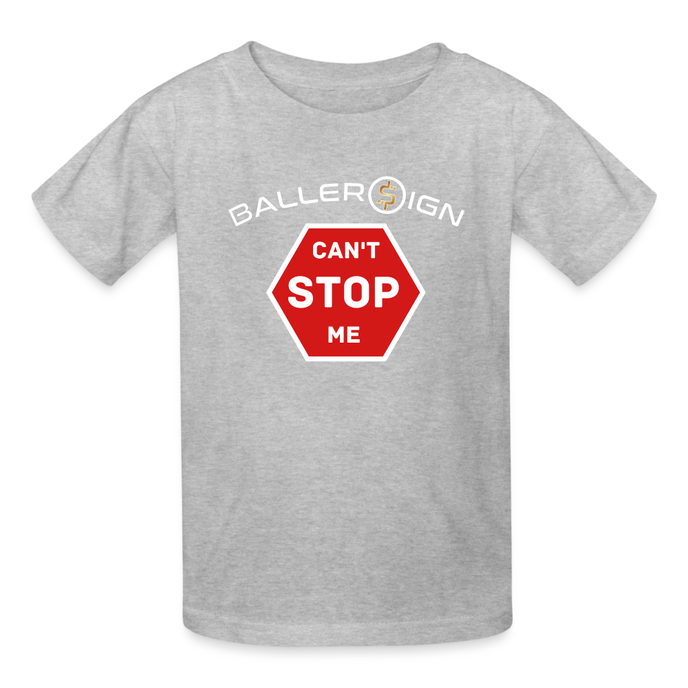 Youth Ultra Cotton T-Shirt /Can't Stop Me - heather gray