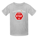 Youth Ultra Cotton T-Shirt /Can't Stop Me - heather gray