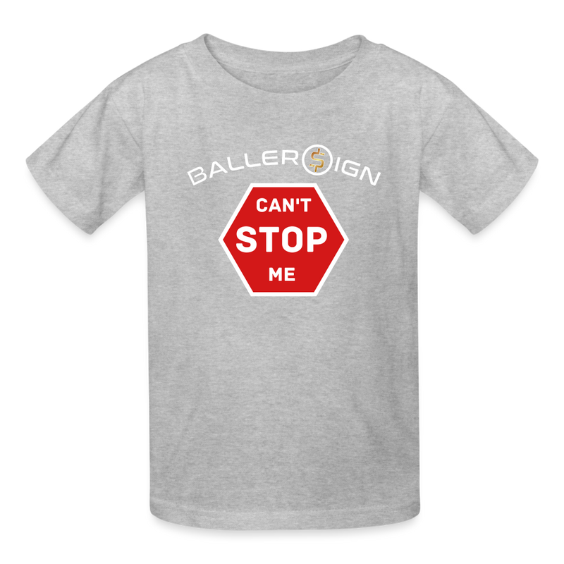 Youth Ultra Cotton T-Shirt /Can't Stop Me - heather gray