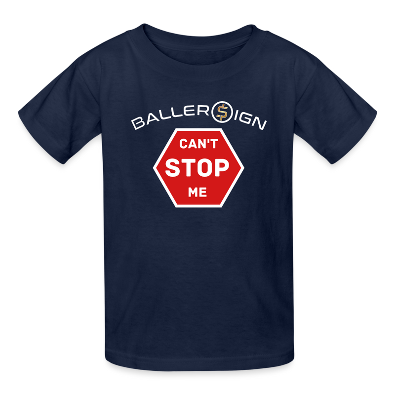Youth Ultra Cotton T-Shirt /Can't Stop Me - navy