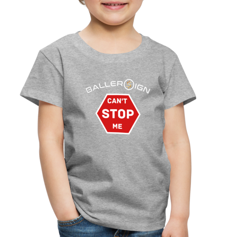 Toddler Premium T-Shirt / Can't Stop Me - heather gray