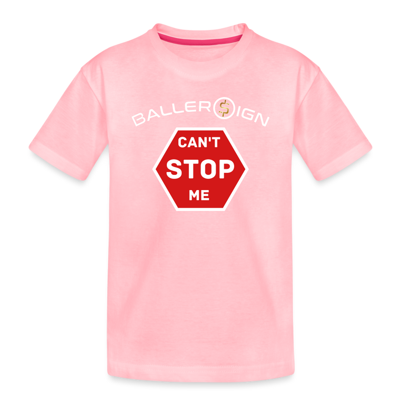 Toddler Premium T-Shirt / Can't Stop Me - pink