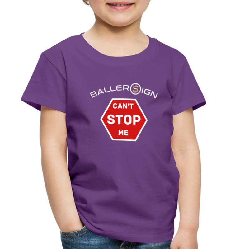 Toddler Premium T-Shirt / Can't Stop Me - purple