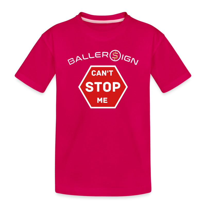 Toddler Premium T-Shirt / Can't Stop Me - dark pink