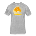 Fitted Cotton/Poly T-Shirt / Golf sunset - heather gray