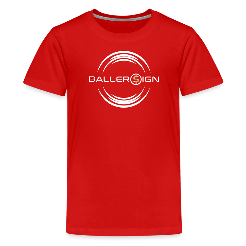 Kids' Premium T-Shirt / Baller - red