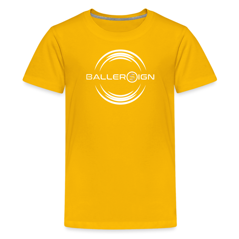 Kids' Premium T-Shirt / Baller - sun yellow