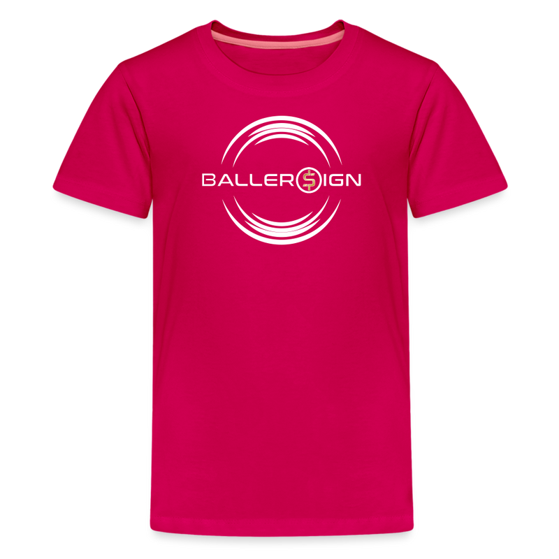 Kids' Premium T-Shirt / Baller - dark pink