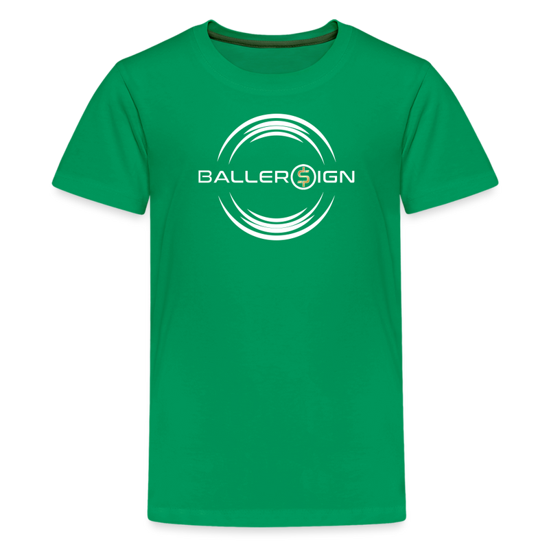 Kids' Premium T-Shirt / Baller - kelly green