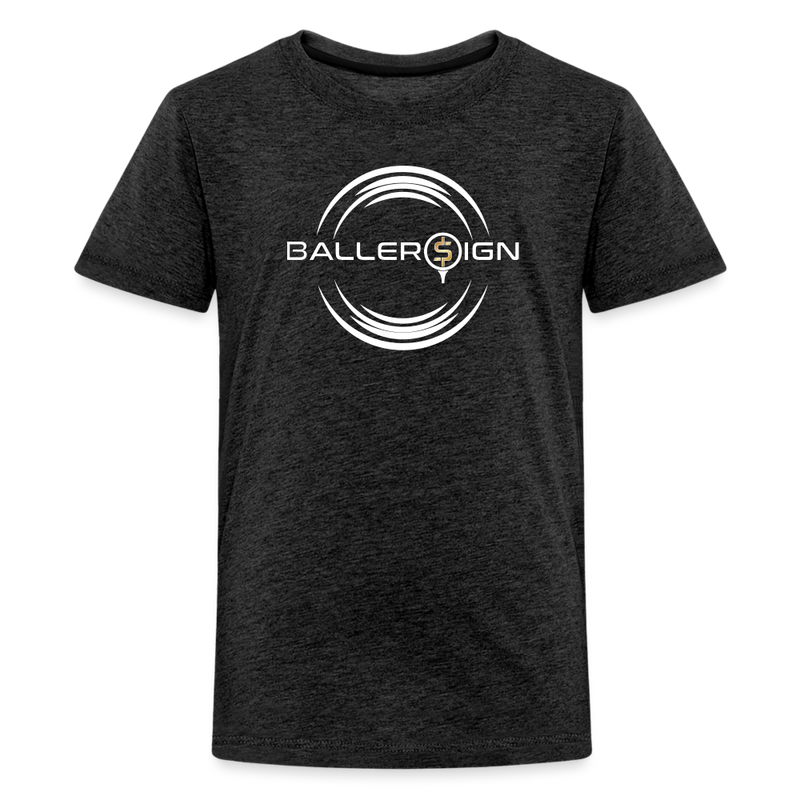 Kids' Premium T-Shirt / Golf baller - charcoal grey