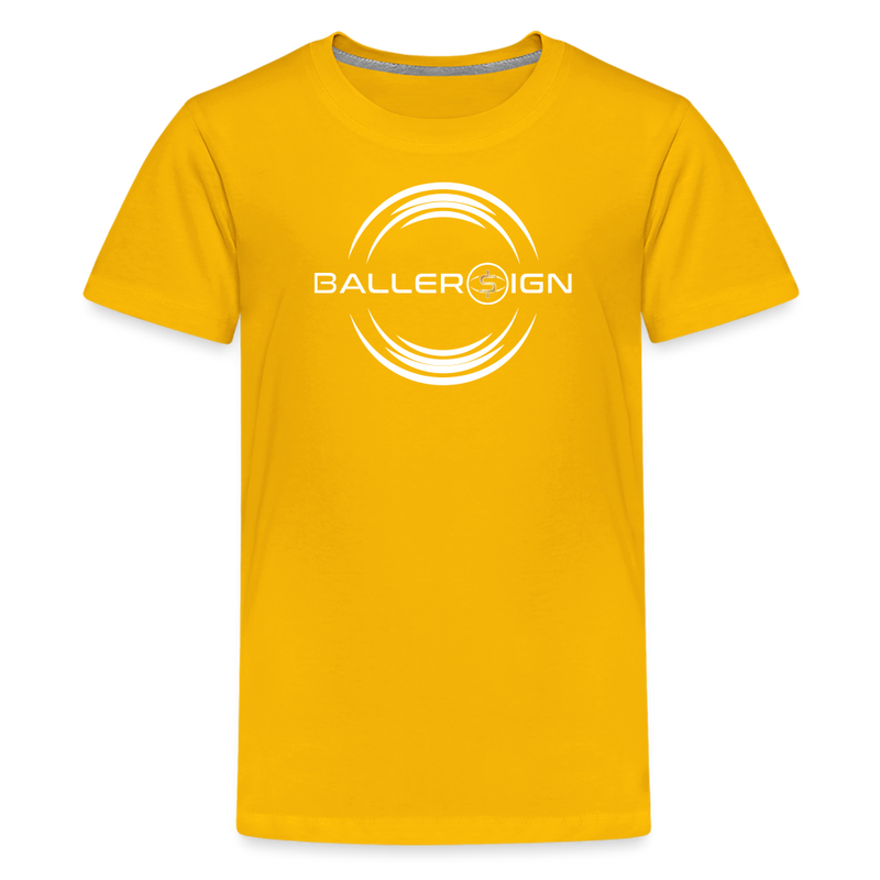 Kids' Premium T-Shirt / All Baller - sun yellow
