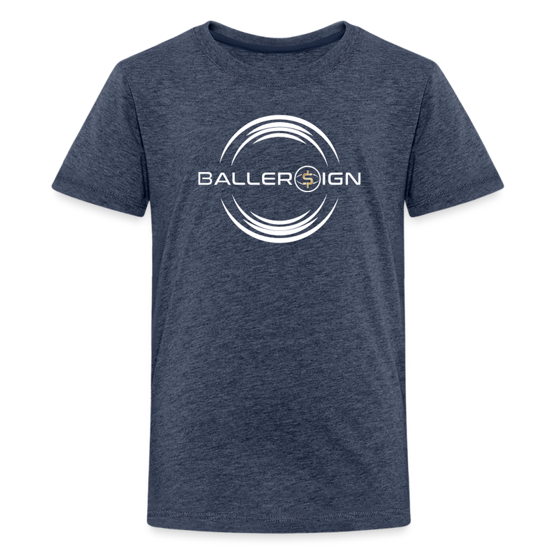 Kids' Premium T-Shirt / All Baller - heather blue