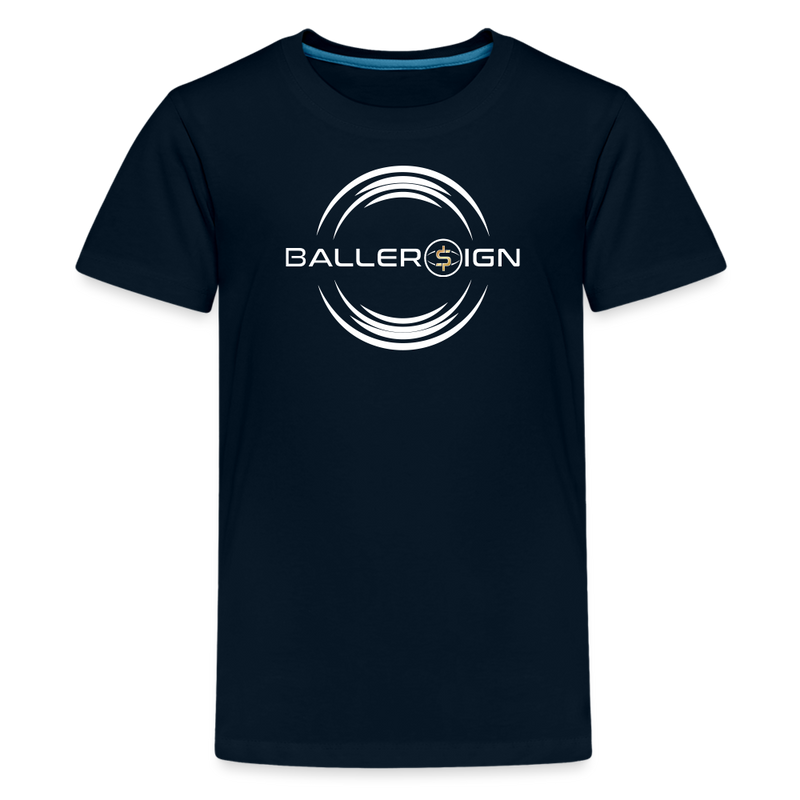 Kids' Premium T-Shirt / All Baller - deep navy