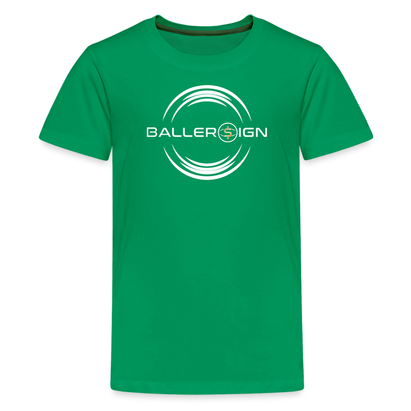 Kids' Premium T-Shirt / All Baller - kelly green