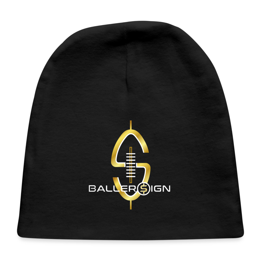 Baby Cap / Footballer - black