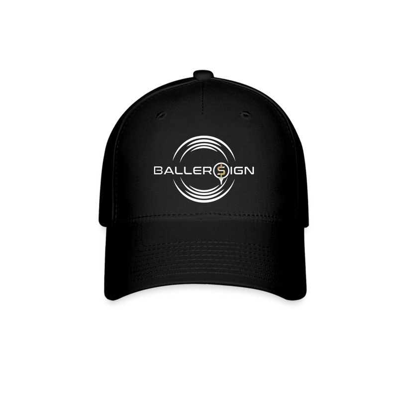 Adult Flex Hat / Golf Baller - black