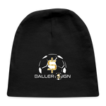 Baby Cap / Soccer baller - black