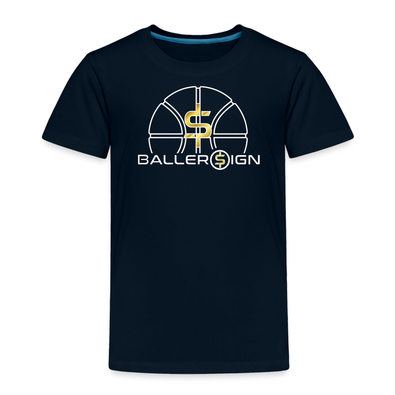 Toddler Premium T-Shirt / basketball - deep navy