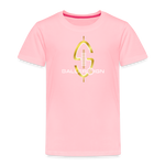 Toddler Premium T-Shirt / Football - pink