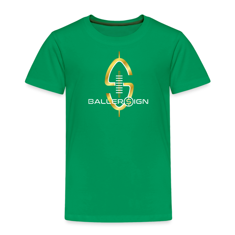 Toddler Premium T-Shirt / Football - kelly green