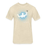 Fitted Unisex Cotton/Poly T-Shirt / Water polo - heather cream