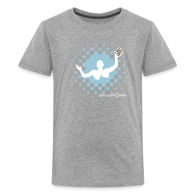 Kids' Premium T-Shirt / Water Polo - heather gray