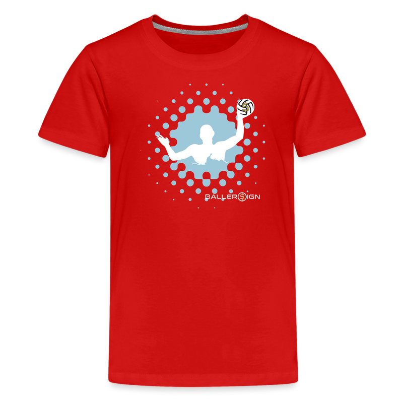 Kids' Premium T-Shirt / Water Polo - red