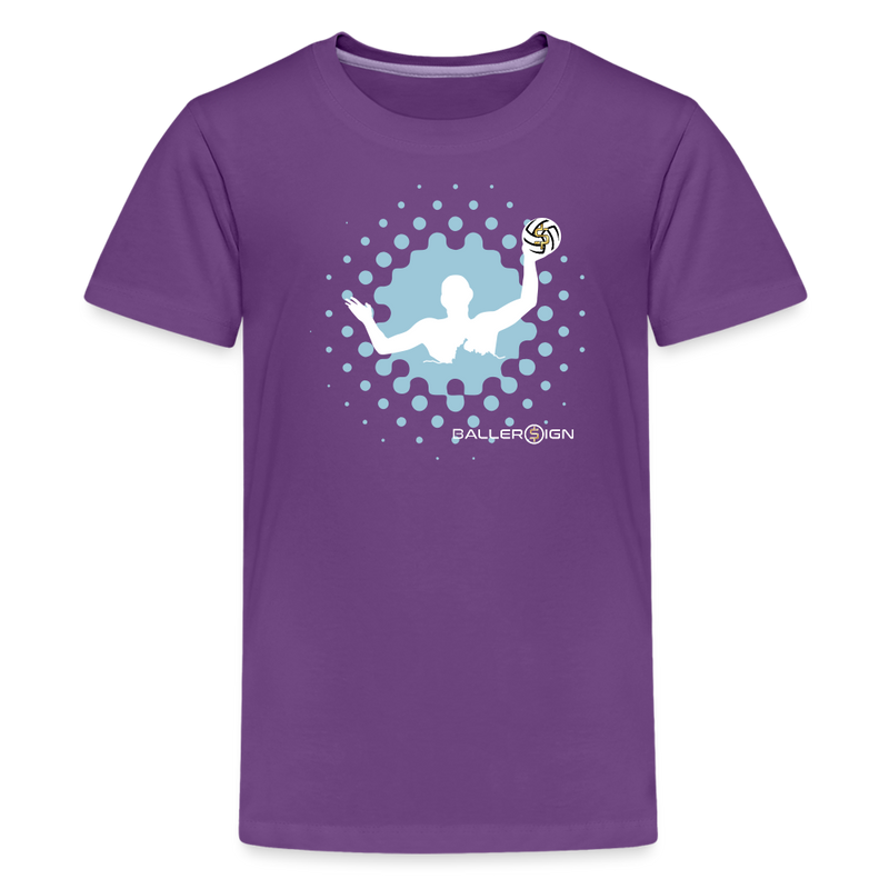 Kids' Premium T-Shirt / Water Polo - purple