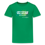 Kids' Premium T-Shirt / Bball Splash - kelly green