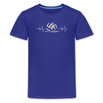 Kids' Premium T-Shirt / Volleyball Heart beat - royal blue