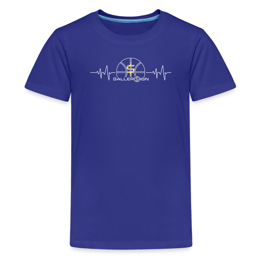 Kids' Premium T-Shirt / Bball Heart beat - royal blue