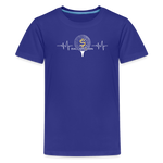 Kids' Premium T-Shirt / Golf Heart Beat - royal blue