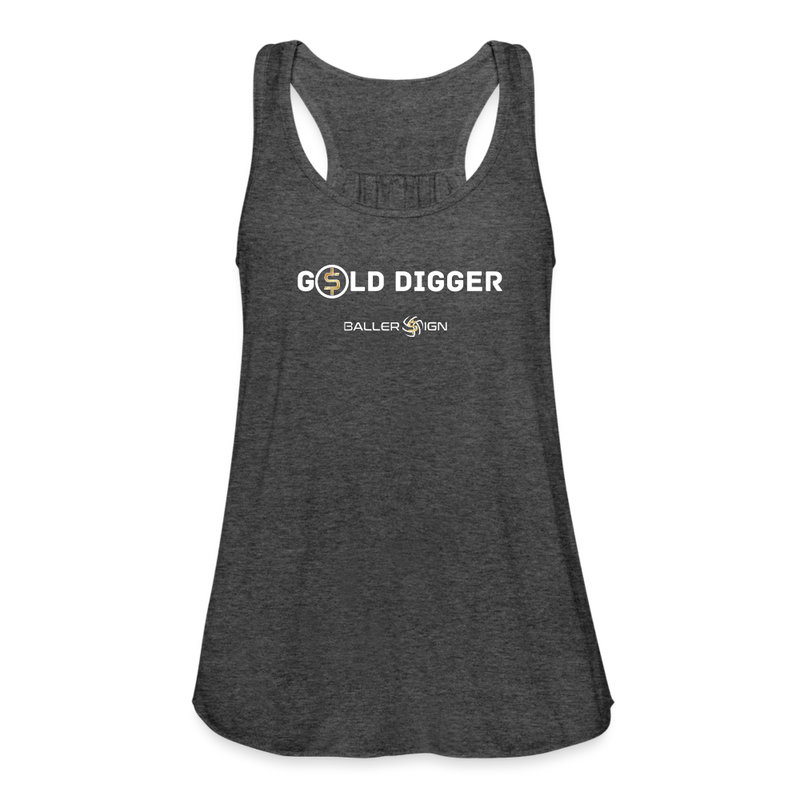 Women's Flowy Tank Top / Golf Digger - deep heather