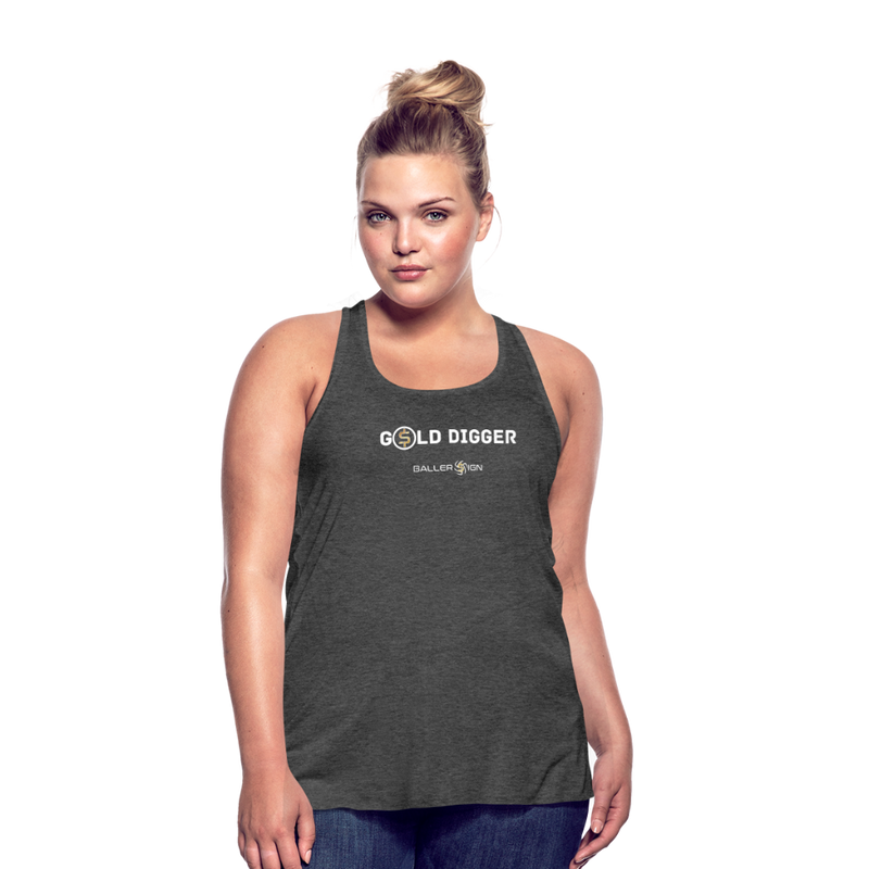 Women's Flowy Tank Top / Golf Digger - deep heather