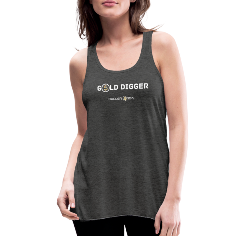 Women's Flowy Tank Top / Golf Digger - deep heather