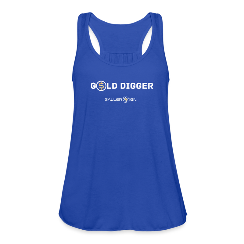 Women's Flowy Tank Top / Golf Digger - royal blue