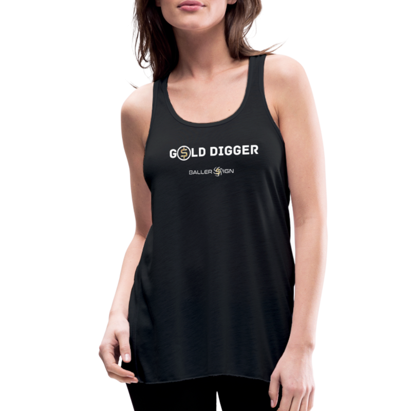 Women's Flowy Tank Top / Golf Digger - black