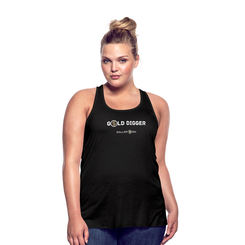 Women's Flowy Tank Top / Golf Digger - black