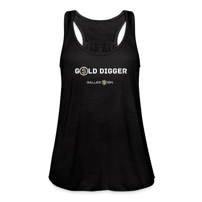 Women's Flowy Tank Top / Golf Digger - black