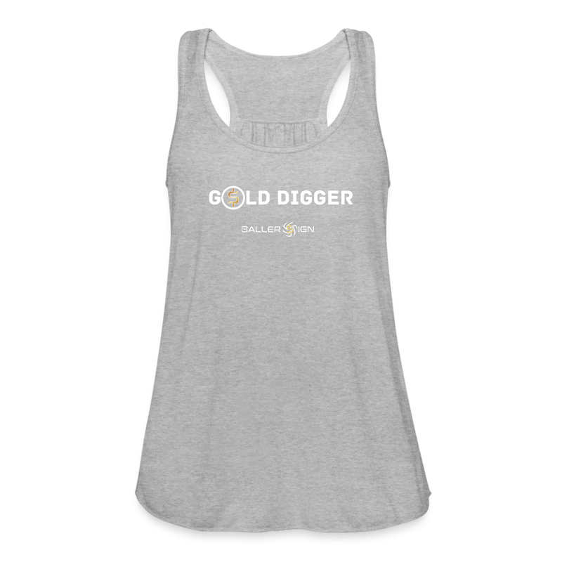 Women's Flowy Tank Top / Golf Digger - heather gray