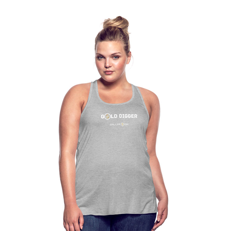 Women's Flowy Tank Top / Golf Digger - heather gray