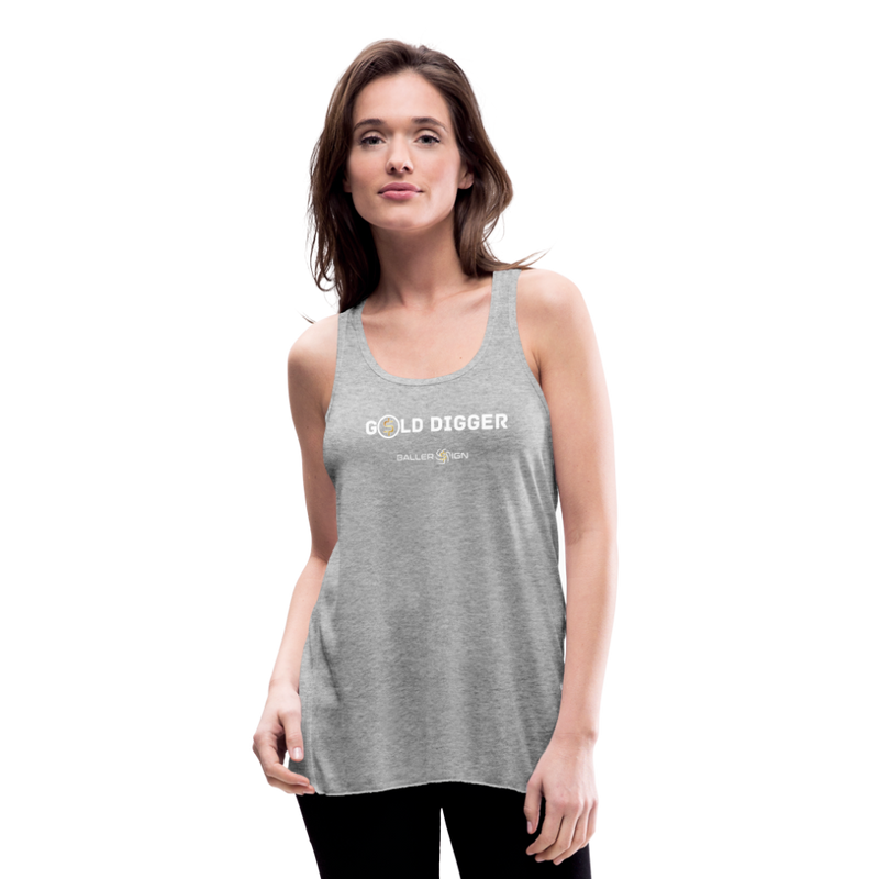 Women's Flowy Tank Top / Golf Digger - heather gray