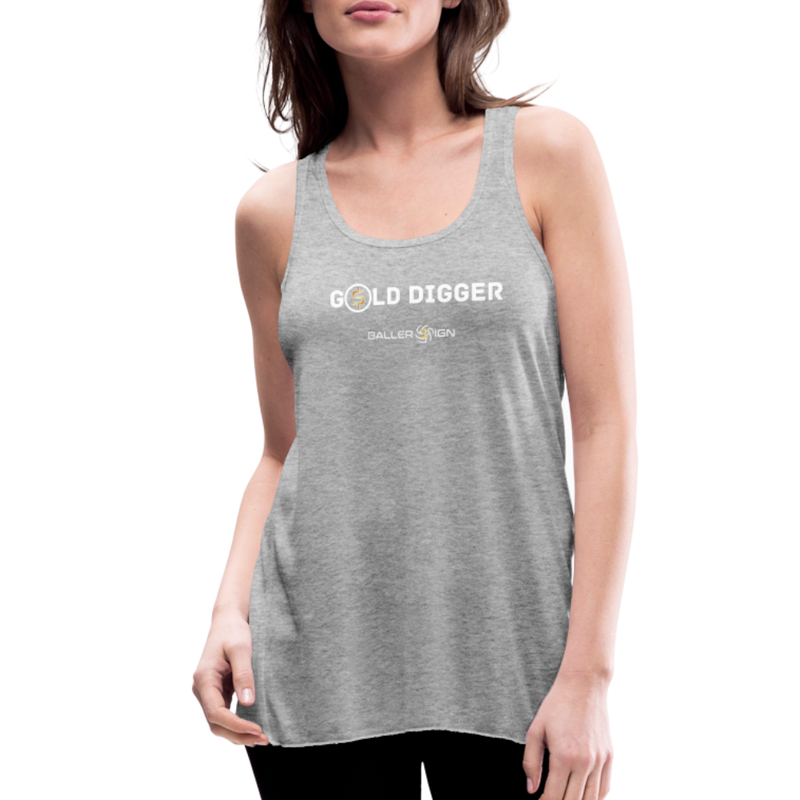 Women's Flowy Tank Top / Golf Digger - heather gray