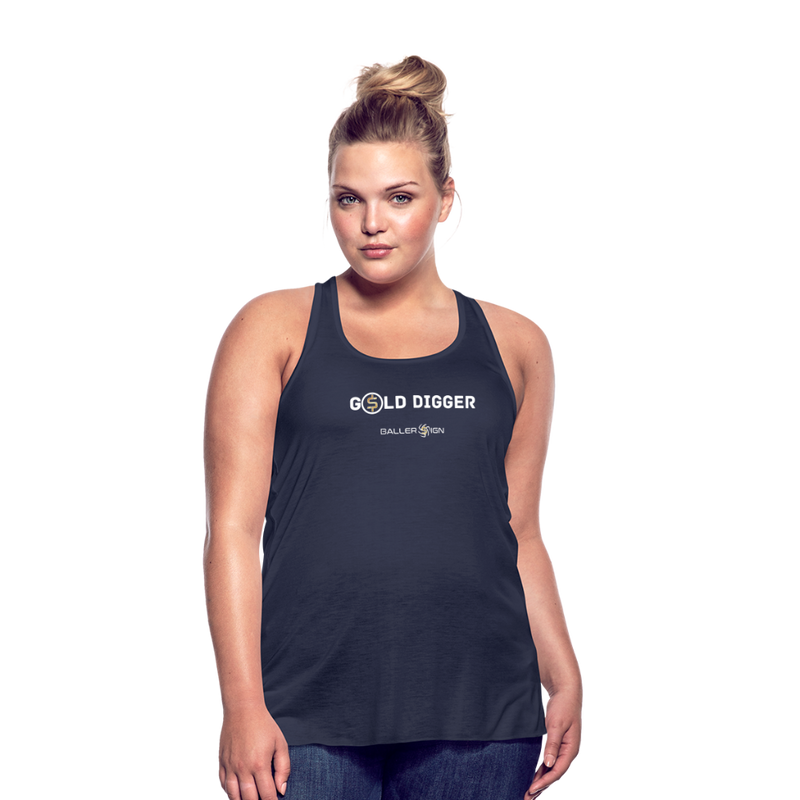 Women's Flowy Tank Top / Golf Digger - navy