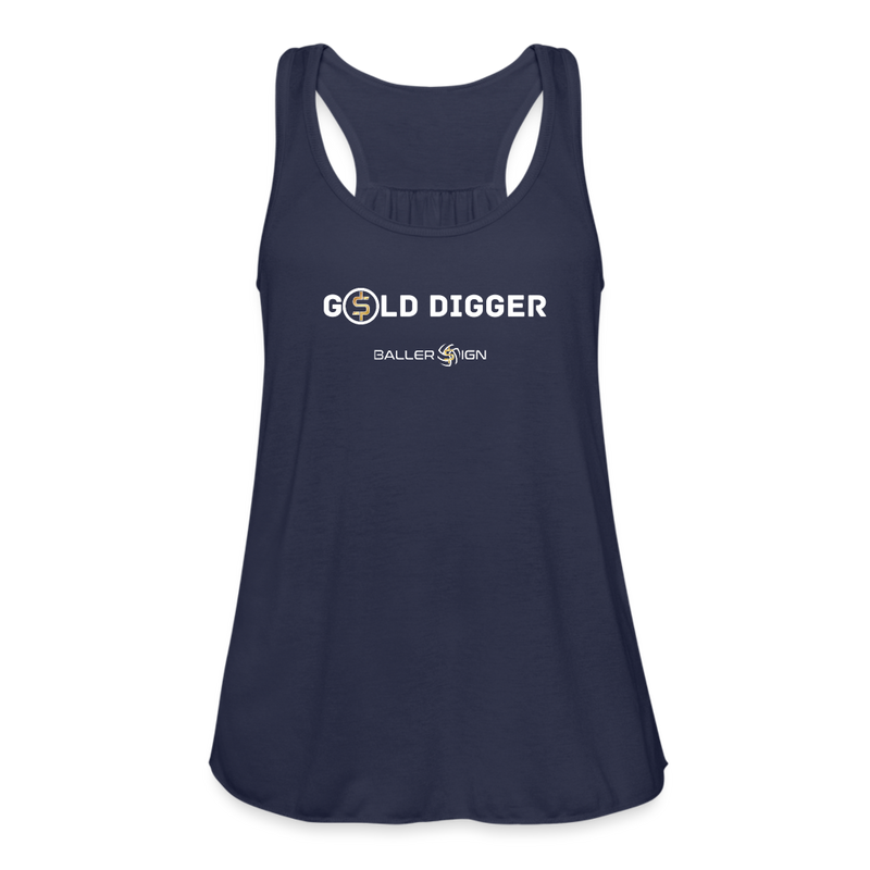 Women's Flowy Tank Top / Golf Digger - navy