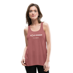 Women's Flowy Tank Top / Golf Digger - mauve