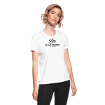 Women's Moisture Wicking Performance T-Shirt - Gold Digger Volleyball - white